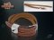 Hermes Double Tour Leather Bracelet Brown With Silver